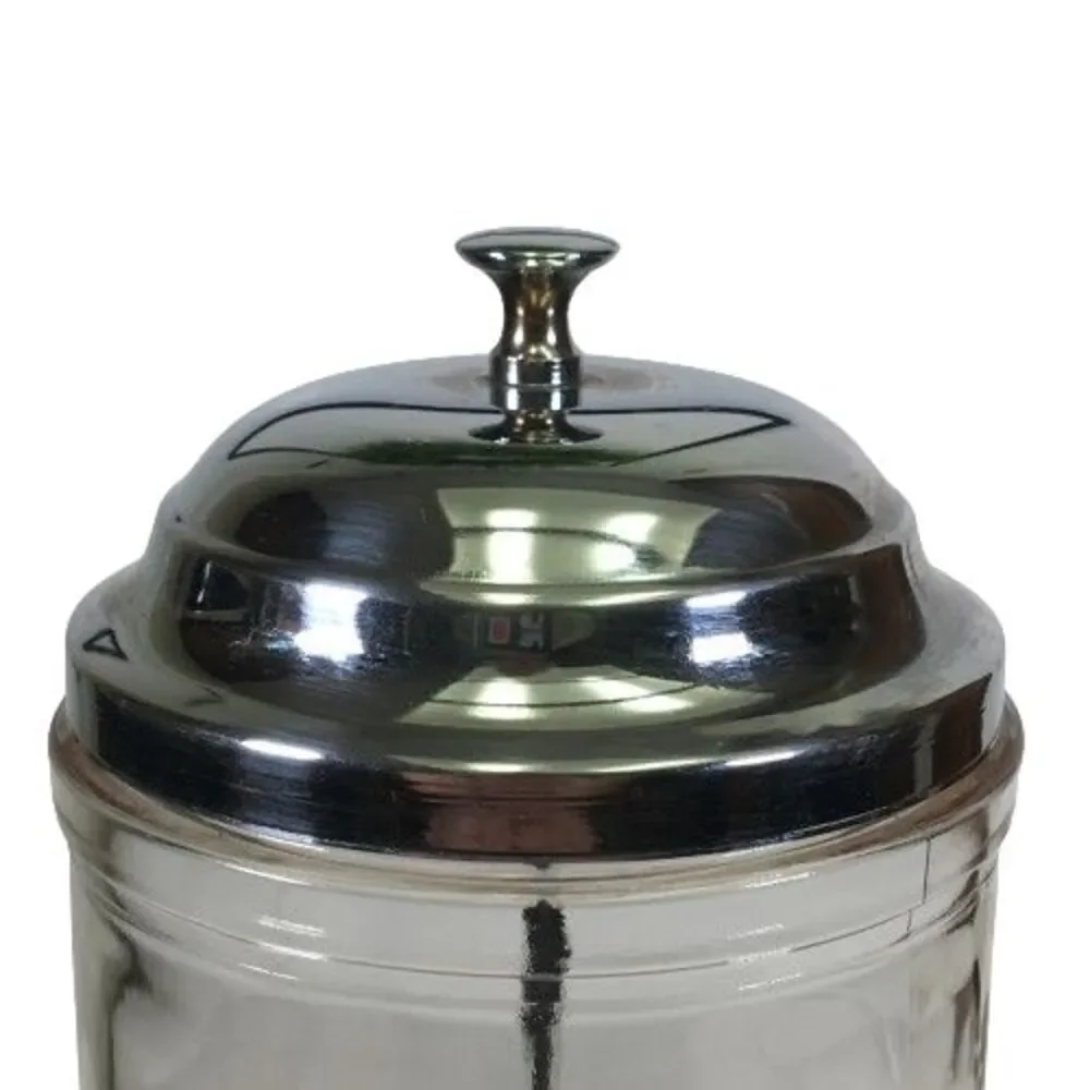Vintage Coca Cola Straw Dispenser Glass Holder Jar Coke Bottle Soda Drink Diner